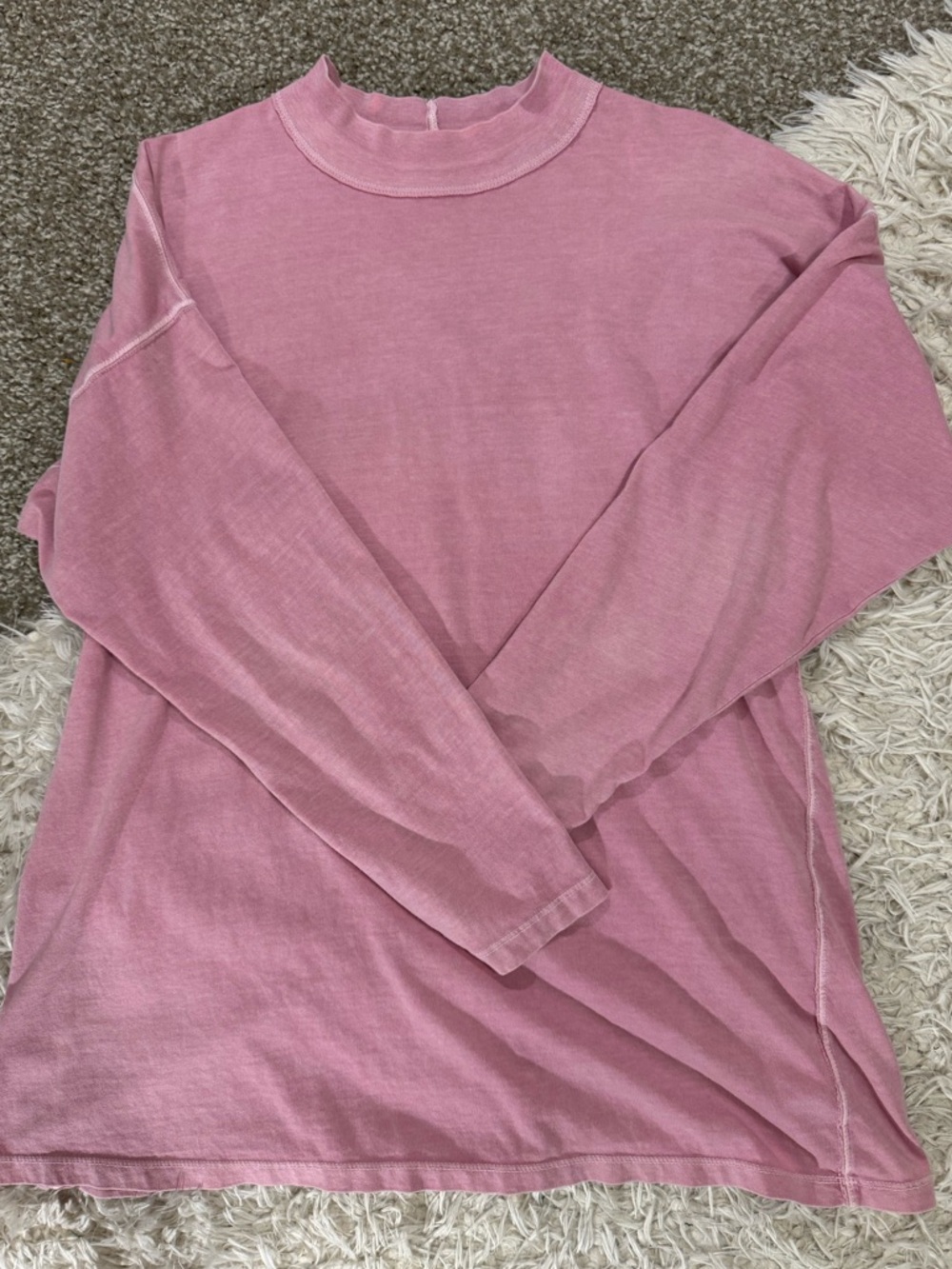 Free People - We The Free Dusty Rose Long Sleeve Tee